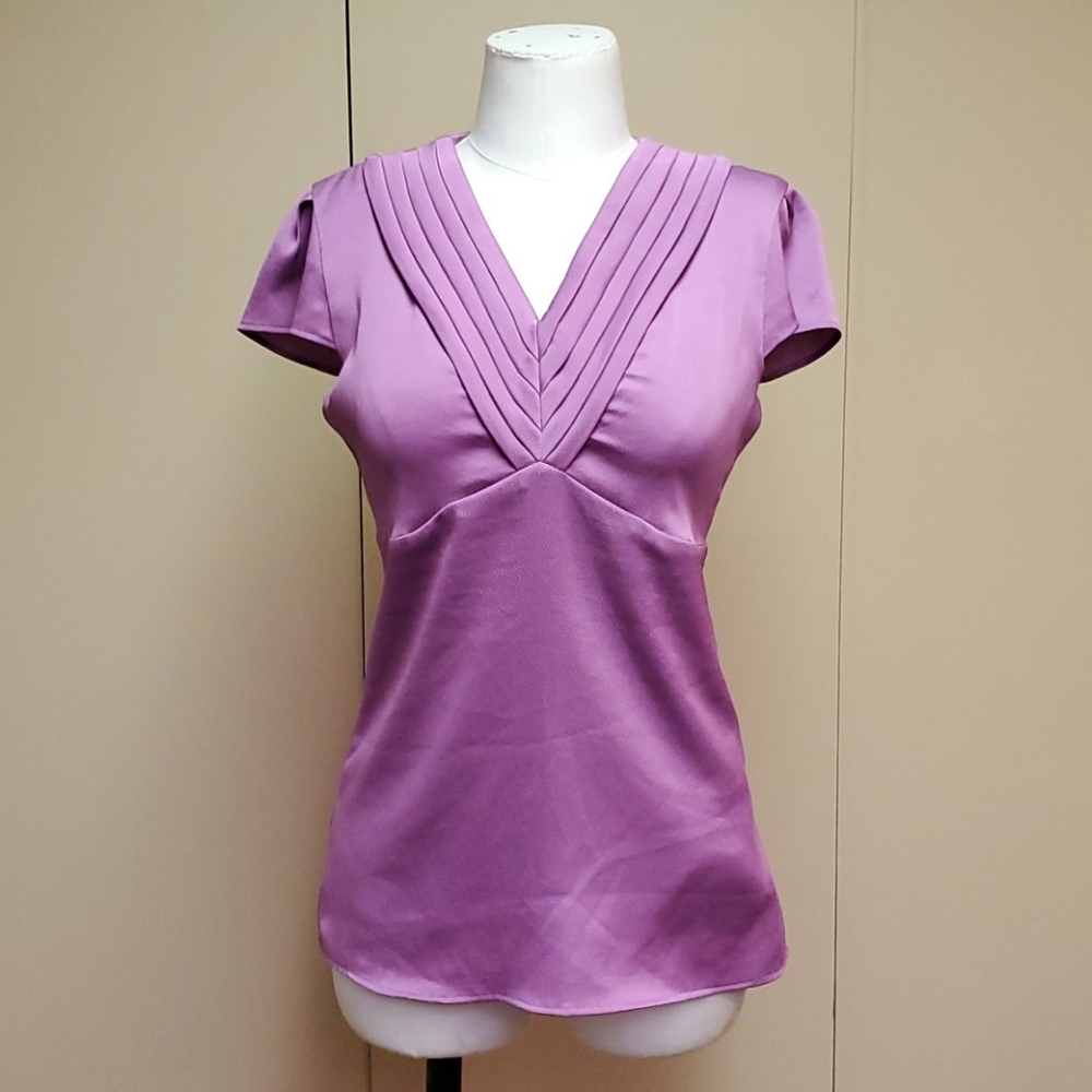 Banana republic mauve blouse